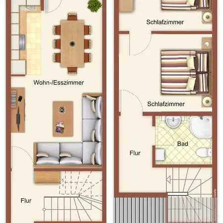 Apartament Strandnahe Ferienwohnung Haus Dortmund Nr.1
